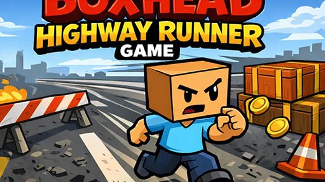 Boxhead Highway Runner Game