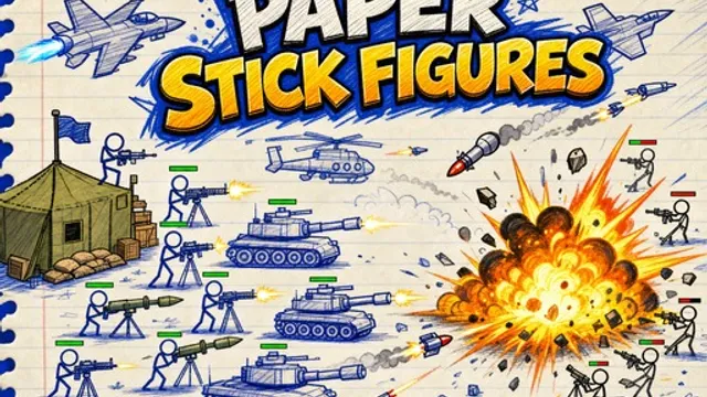 Paper Stick Figures